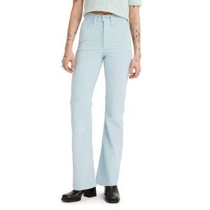 NWT Levi’s Ribcage Bootcut Corduroy Sterling Blue Bootcut Jeans Size 28